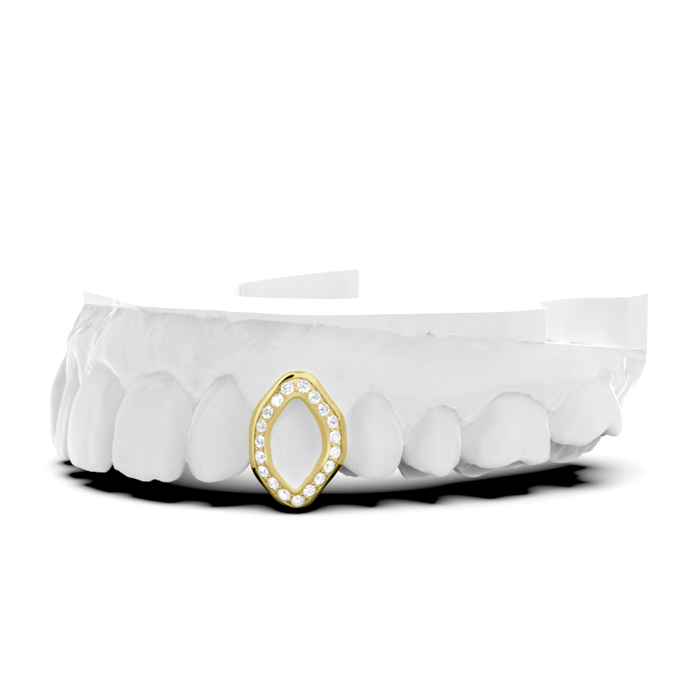 Iced Out Openface Grillz ONE Tooth
